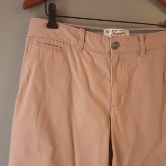 Penguin Men's Cotton Chinos Salmon Colour Size 31x32 - Picture 5 of 11